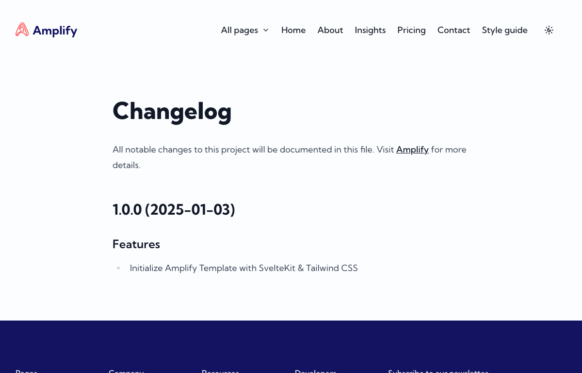 Changelog